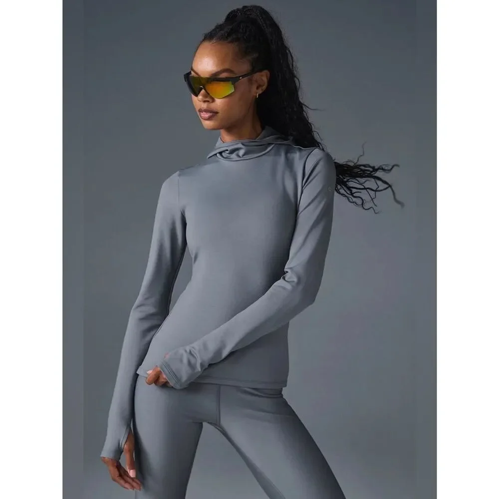 Alo Yoga Airlift Winter Warm Hooded Runner